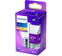 PHILIPS LED Classic 40W Sferico E27 Bianco caldo satinato Non dimmerabile