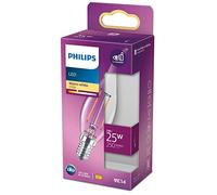 LED PHILIPS CLASSIC COLPO DI VENTO VETRO FILAMENTO 2700K