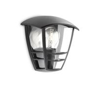 Philips LED Creek Lampada da Parete per Esterni Luce Diffusa Alluminio Nero