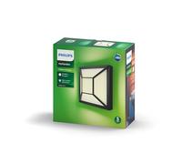 Philips LED Drosea, Lampada a Parete, per Esterni, IP44, Nero