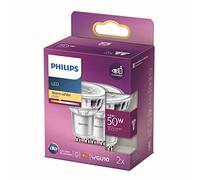 Philips 2x Lampadine LED 50W GU10 Luce Bianca Calda 2700K