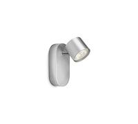 Philips LED Faretto a Parete, 1x4.5W, Alluminio
