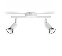Philips LED Faretto Integrato Limbali, 2 Punti Luce, 50W, Bianco