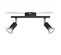 Philips LED Faretto Integrato Limbali, 2 Punti Luce, 50W, Nero - NUOVO
