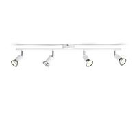 Philips LED Faretto Integrato Limbali, 4 Punti Luce, 50W, Bianco