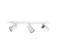 Philips LED Faretto Kosipo, Tre Punti Luce, GU10, 5.5W, Bianco