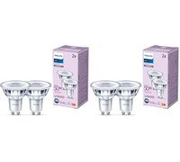 Philips LED Faretto LED, Luce Bianca Fredda, 50 W, GU10, 2 pezzi (Confezione da 2)