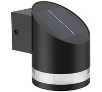 Philips LED Fyve Lampada Solare da Parete per Esterni, Luce Bianca Calda, 1.5W, IP44, Nero