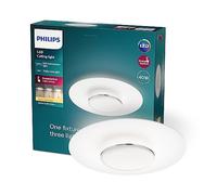 PHILIPS LED Garnet SceneSwitch, Plafoniera Rotonda, Luce Calda, Dimmer a Fasi, 4