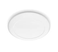 Philips Lighting Lampada da Soffitto LED Cinnabar, Equivalente a 17 W, 2700K, Luce Bianca Calda, Non Dimmerabile, Bianco