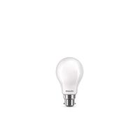 Philips LED Lampadina LED Classic, Equialente a 60W, Attacco B22, Luce Bianca Calda, Non dimmerabile, Frosted, 1 pack