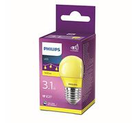 Philips LED Lampadina Oliva, 3.1 W, E27, Giallo