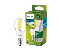 Philips LED Lampadina Sfera a Filamento Classe A, 40W, E14, Luce Bianca Fredda, Non Dimmerabile
