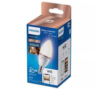 Philips LED Lampadina Smart Dimmerabile Luce Bianca Calda Attacco E14 40W Candela Philips By Signify