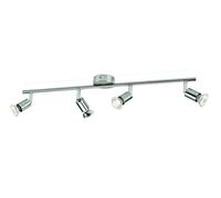 PHILIPS CONSUMER SPOT LIMBALI 4 FARETTI ATTACCO GU10 IN METALLO COLORE CROMO IP2