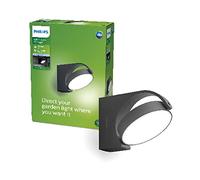 Philips LED Mimosa, Lampada da Parete LED da Esterni, Luce Bianca Fredda, Testa Orientabile, IP44, 7W