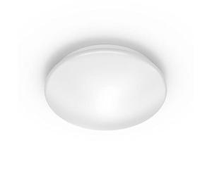 Philips LED Moire, Plafoniera Rotonda, Luce Bianca Calda, 6W, Bianco