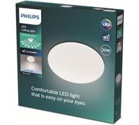 Philips LED Moire, Plafoniera Rotonda, Luce Bianca Fredda, 20W, Bianco