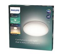 PLAFONIERA PHILIPS MOIRE BIANCA ROTONDA ALLUMINIO 32cm 2700k