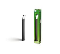 Philips LED Paletto Splay, per Esterni, Grado di Protezione IP44, Luce Bianca Calda 2700K, Antracite