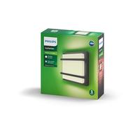 Philips LED Petronia, Lanterna da Parete, 23W, Nero