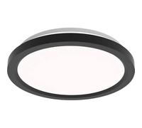 Philips LED Plafoniera con telecomando, Rotonda, 30 cm, Nero | Luce bianca, Dimmerabile, 2700-6500 K, Senza sfarfallio, Design moderno, SceneSwitch, 3 livelli di luminosità