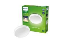 Philips LED Lighting Plafoniera con LED integrato Doris, per esterni, IP54, 2700K, Bianca