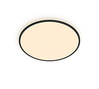 Philips LED Plafoniera Ozziet, Media, Due Zone Luminose, Tre Impostrazioni, 2700K, 22W, Nero