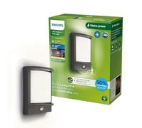 Philips LED Samondra Ultra Efficiente Luce a Parete per Esterni, Luce Bianca Cal
