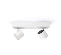 Philips LED Star, Lampadario a Faretti, 2 Punti Luce, 2x4.5W, Bianco