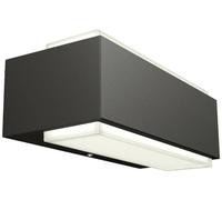 Philips LED Stratosphere Ultra Efficiente Lampada a Parete per Esterni, Luce Bianca Calda, 3.8W, IP44, Antracite