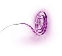 Philips LED Striscia LED, 5M, 21W, 2700K, Luce da Bianca Naturale a Colorata, Telecomando incluso