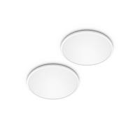 Philips LED SuperSlim set da 2 pezzi bianco IP44 Ø 25 cm 2.700 K 872110304091600
