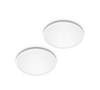 Philips LED SuperSlim set da 2 pezzi bianco IP44 Ø 30 cm 2.700 K 872110304294100