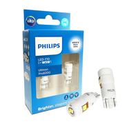 Philips LED T10 W5W Ultinon Pro6000 4000K 6000K Bianco Luminoso Interni Auto Lampade Indicatori di direzione No Flash Sfarfallio Senza Errori