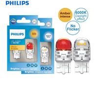 Philips LED W21W WY21W 7440 T20 Ultinon Pro6000 colore bianco ambra un contatto indicatore di direzione automatico lampada di retromarcia senza errori 11065, 2x