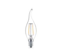 LED PHILIPS CLASSIC COLPO DI VENTO VETRO FILAMENTO 2700K