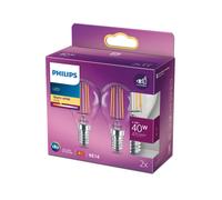 Philips LEDclassic set da 2 D45 E14, 2700 K, 4,3 W, 8718699777630, P45 LEDclassic [Lampadine > Lampade a LED]