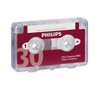 Philips LFH0005 - Mini cassette, 30 minuti, rosso, 1 pezzo