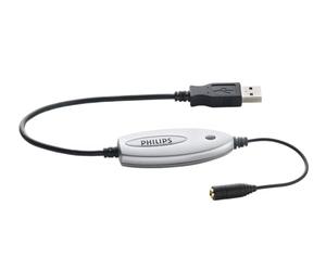 Philips LFH9034 USB type A 3.5 mm Stereo Nero, Grigio