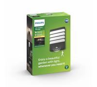 Philips Lighting 172749316 Raccoon Lampada per Esterni con Sensore, Antracite