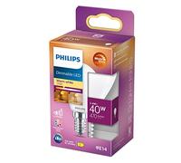 Philips Lighting 871951432447300 LED EEK D (A - G) E14 forma a goccia, 3,4 W = 40 W, bianco caldo (Ø x L) 45 m