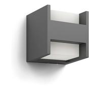 Philips Lighting Arbour Lampada LED da Parete, Giardino ed Esterni, 4.5W, Antracite