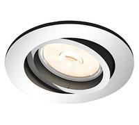 Philips Lighting Donegal Faretto da Incasso, Attacco GU10, Rotonda, Cromo