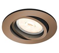 Philips Lighting Donegal Faretto da Incasso, Attacco GU10, Rotonda, Rame