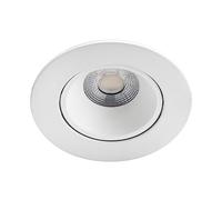 Philips Lighting Faretto da Incasso LED Abrosa, Equivalente a 9 W, 27K, Luce Bianca Calda, Dimmerabile, Bianco