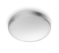 Philips Lighting Lampada da Soffitto LED Balance, Equivalente a 17W, 27K, Luce Bianca Calda, Non Dimmerabile, Nichel