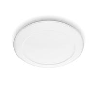 Philips Lighting Lampada da Soffitto LED Cinnabar, Equivalente a 17 W, 2700K, Luce Bianca Calda, Non Dimmerabile, Bianco