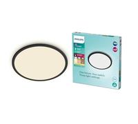 Philips SuperSlim LED IP44 2.700K Ø 29,5 cm nero Philips