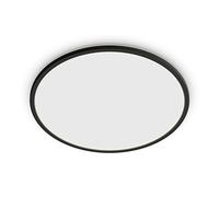 Philips Lighting Lampada da Soffitto LED Superslim, Equivalente a 22W, 27K, IP20, Non Dimmerabile, Nero